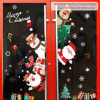 Christmas Window Stickers Christmas Wall Sticker Room Wall Decals Merry Christmas Decors 2024 For Home New Year Stickers 2025
