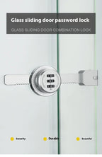 ZEXEF Glass Cabinet Password Lock Glass Sliding Door Lock Storage Display Cabinet Window Double Open Combination Lock Hardware