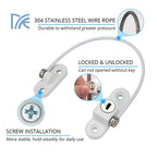 4pcs Children's Safety Window Door Lock Protection Limiter for Windows Lockers Child Safety