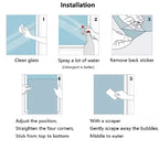 AIMOR Sticker Self-adhesive Customized Printing LOGO Decoration Office Use Translucency Semi-privacy Gradient Window Glass Film