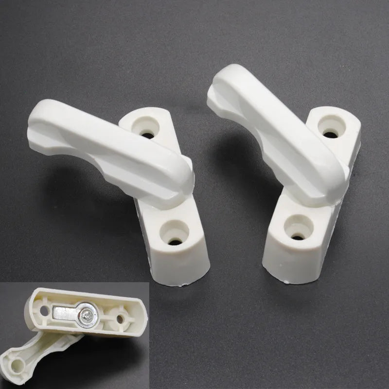 Plastic Doors And Windows Security Lock UPVC Replacement Sash Jammer Safety hasps Lever Handle Sweep Latch Child Protector