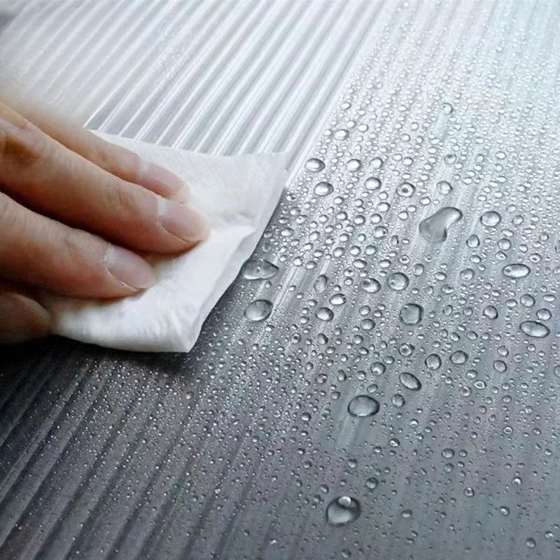 Changhong Glass Sticker Frosted Window Light-Transmitting Opaque Bathroom Kitchen Door Bathroom Anti-Light and Anti-Peeping Film Wavy Glass Film