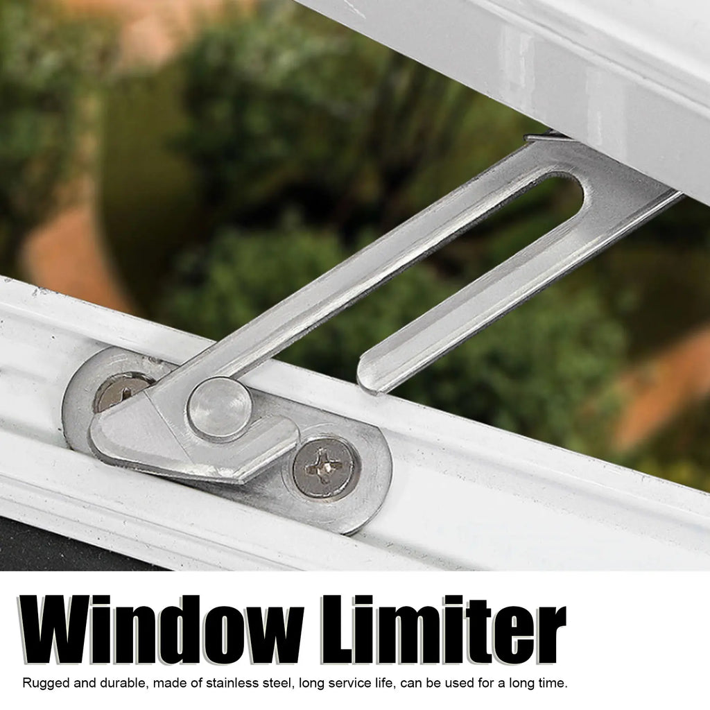 Window Limiter Window Stopper Stainless Steel Casement Window Limiter Stopper Sliding Window Child Safety Lock Catch Fittings