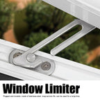 Window Limiter Window Stopper Stainless Steel Casement Window Limiter Stopper Sliding Window Child Safety Lock Catch Fittings