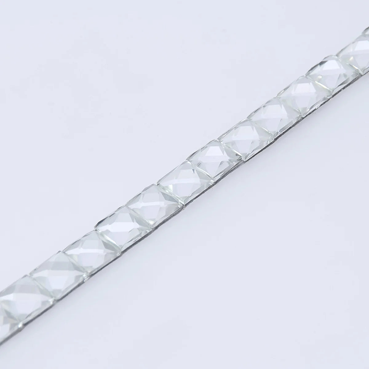 2M DIY White Self-adhesive Mosaic Three-dimensional Glass Drill Sticker Single Particle 1CM For Door and Window Renovation