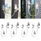 4pcs Children's Safety Window Door Lock Protection Limiter for Windows Lockers Child Safety