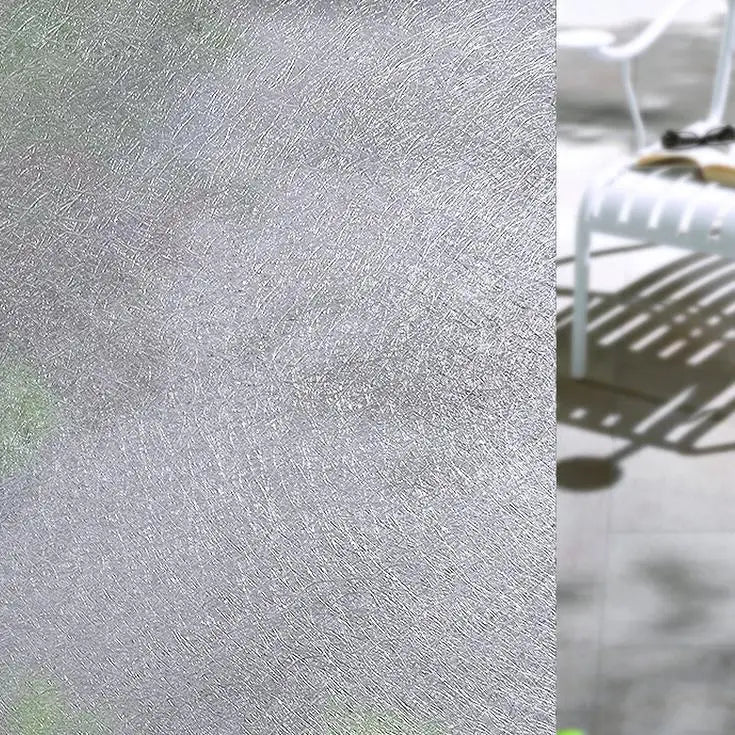 Glass Window Film Window Privacy Film Frosted Window Vinyl 3D Decorative Window Decals Non Adhesive Bathroom Living Room