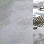 Glass Window Film Window Privacy Film Frosted Window Vinyl 3D Decorative Window Decals Non Adhesive Bathroom Living Room