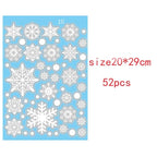 20X30CM Glass Window Snowflake Stickers - Christmas Decor for Home Room, New Year Gift, Navidad & Holiday Supplies
