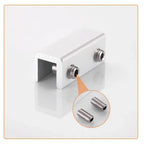 2 PCS Window Lock Buckle Fixed Alloy Non Perforated Window Lock Buckle Child Protection Safety Anti Pinch Anti-theft Lock Buckle