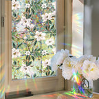 Window Film, Non-Adhesive Static Cling Window Film, Stained Glass Window Decals, Window Stickers for Home Office