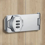 New Zinc Alloy Cabinet Password Locks Anti-Theft Security Combination Coded Lock 3 Digit Coded Keyless Window Stoppers Home