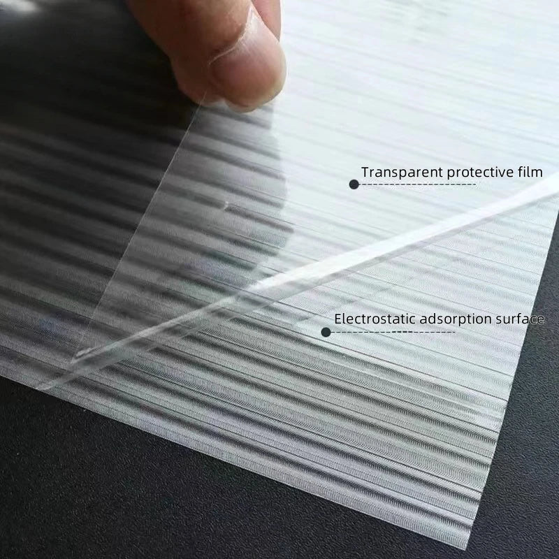 Changhong Glass Sticker Frosted Window Light-Transmitting Opaque Bathroom Kitchen Door Bathroom Anti-Light and Anti-Peeping Film Wavy Glass Film