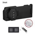 New Zinc Alloy Cabinet Password Locks Anti-Theft Security Combination Coded Lock 3 Digit Coded Keyless Window Stoppers Home