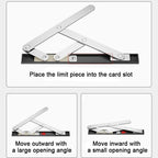 5PCS Stainless Steel Wind Support Limit Plate Window Lock Non Punching Window Limiter Limit Lock Portable