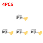 1-10pcs Adjustable Window Lock Stopper Security Anti-theft Lock with Key Portable Sliding Sash Stopper For Baby Kids Child
