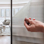 Glass Window Film Window Privacy Film Frosted Window Vinyl 3D Decorative Window Decals Non Adhesive Bathroom Living Room