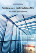 One-Way Perspective Glass Window Sticker Insulating Window Film Window Privacy Film Isolation 99% Uv Mirror Reflection