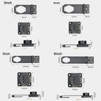 New Zinc Alloy Cabinet Password Locks Anti-Theft Security Combination Coded Lock 3 Digit Coded Keyless Window Stoppers Home