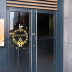 1 PCS New Year Window Stickers Christmas Tree Window Clings Stickers For Glass Large DIY Static Wall Window Door Showcase Decal