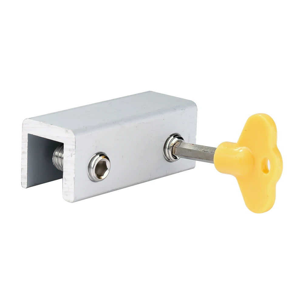 Door Window Lock Restrictor Adjustable Window Cable Limit Lock Portable Alloy Security Multi-function for Bedroom and Office