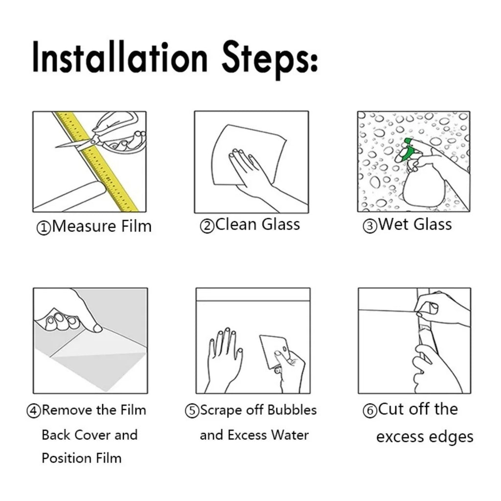 sun protection one-way mirrors window film stickers Household insulated glass film windows balconies privacy protection