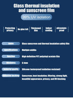 One Way Mirror Window Privacy Film Heat Control Reflective Window Films Vinyl Mirror Foil Window Film Anti Look Window Stickers