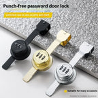 ZEXEF Glass Cabinet Password Lock Glass Sliding Door Lock Storage Display Cabinet Window Double Open Combination Lock Hardware