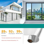 Sun protection home insulation glass film windows balconies one-way mirrors window film stickers   privacy protection