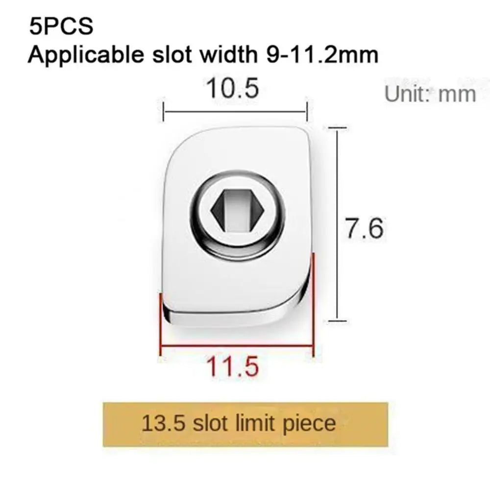 5PCS Stainless Steel Wind Support Limit Plate Window Lock Non Punching Window Limiter Limit Lock Portable