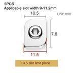 5PCS Stainless Steel Wind Support Limit Plate Window Lock Non Punching Window Limiter Limit Lock Portable