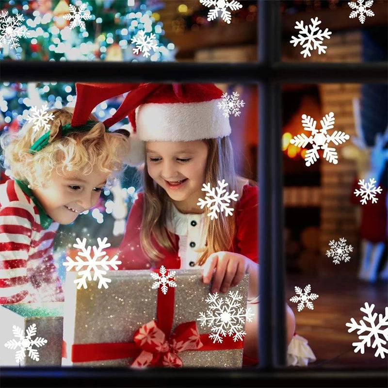 20X30CM Glass Window Snowflake Stickers - Christmas Decor for Home Room, New Year Gift, Navidad & Holiday Supplies