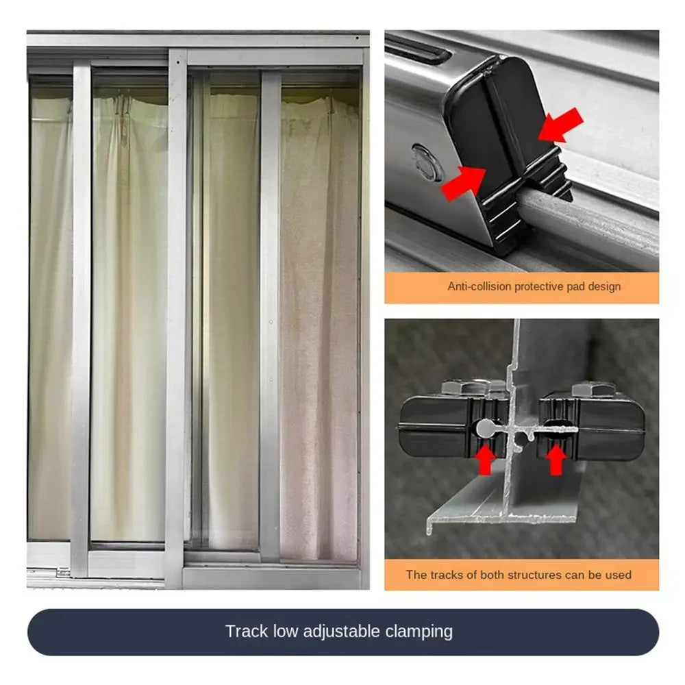 Sliding Window Security Lock Anti-Theft Lock Buckle Window Limiter Child Protection Safety Lock Durable Practical Window Stopper