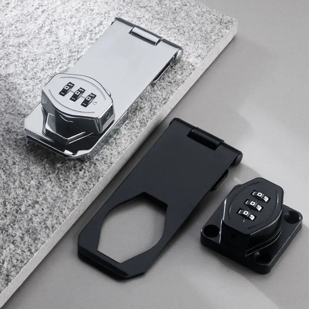 New Zinc Alloy Cabinet Password Locks Anti-Theft Security Combination Coded Lock 3 Digit Coded Keyless Window Stoppers Home