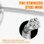 4Pcs Window Restrictor Sturdy Door Restrictor Lock Window Safety Lock Durable Childproof Security Lock with Key Baby Window Lock