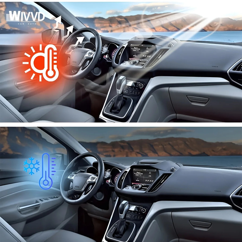 Gradient Solar Window Tint Film Color Changing Film Car Sun Shade Front Windshield Sunshade Protector Heat Insulation  Universal