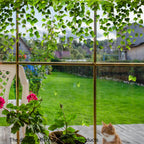 Green Fresh Vine Leaf PVC Night Light Sticker Double Sided Window Glass home wall Decoration sticker Electrostatic Cling DJ3082