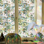 Window Film, Non-Adhesive Static Cling Window Film, Stained Glass Window Decals, Window Stickers for Home Office