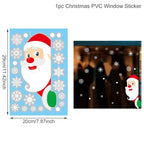 Christmas Window Stickers Christmas Wall Sticker Room Wall Decals Merry Christmas Decors 2024 For Home New Year Stickers 2025
