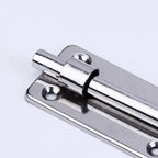 4 Inch Hardware Door Lock Stainless Steel Barrel Bolt Latch Padlock Clasp Set Brushed For Locking Door Window Drawer Cupboard