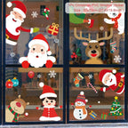 Christmas Window Stickers Christmas Wall Sticker Room Wall Decals Merry Christmas Decors 2024 For Home New Year Stickers 2025