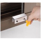2 PCS Window Lock Buckle Fixed Alloy Non Perforated Window Lock Buckle Child Protection Safety Anti Pinch Anti-theft Lock Buckle