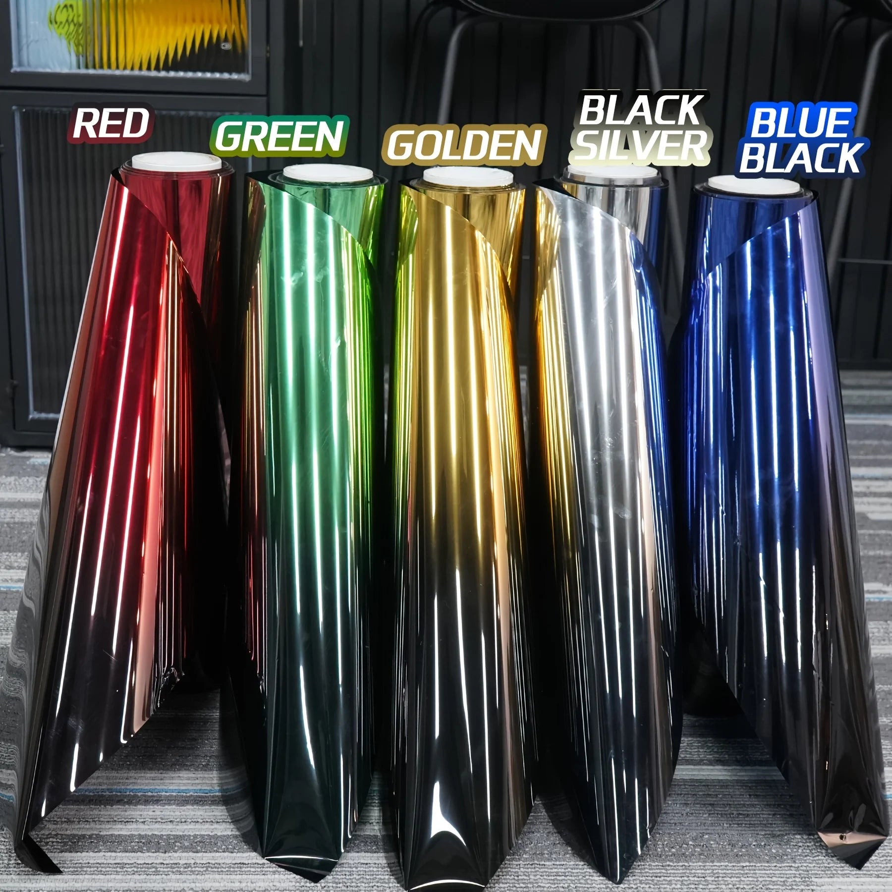 Gradient Solar Window Tint Film Color Changing Film Car Sun Shade Front Windshield Sunshade Protector Heat Insulation  Universal