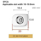 5PCS Stainless Steel Wind Support Limit Plate Window Lock Non Punching Window Limiter Limit Lock Portable