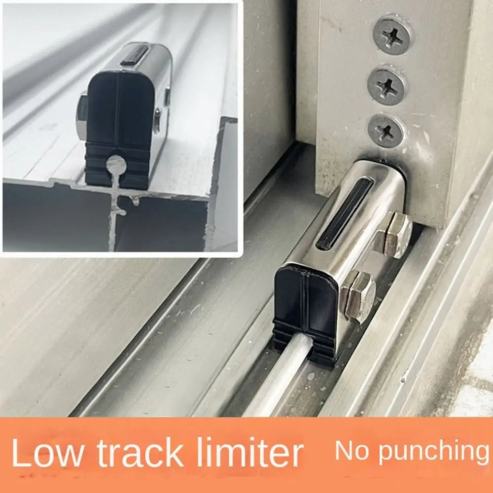 Sliding Window Security Lock Anti-Theft Lock Buckle Window Limiter Child Protection Safety Lock Durable Practical Window Stopper