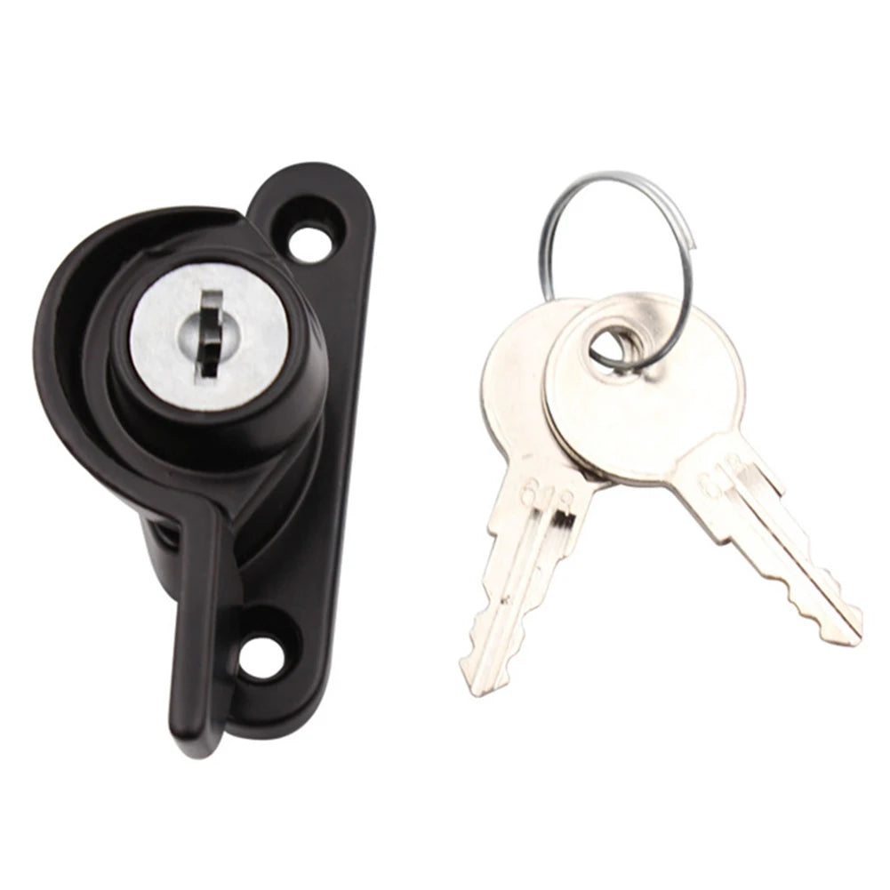 Sliding Window Door  Lock with Key Special Safety Design Zinc Alloy Lock Zinc Alloy  Lock with Keys