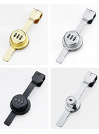 ZEXEF Glass Cabinet Password Lock Glass Sliding Door Lock Storage Display Cabinet Window Double Open Combination Lock Hardware