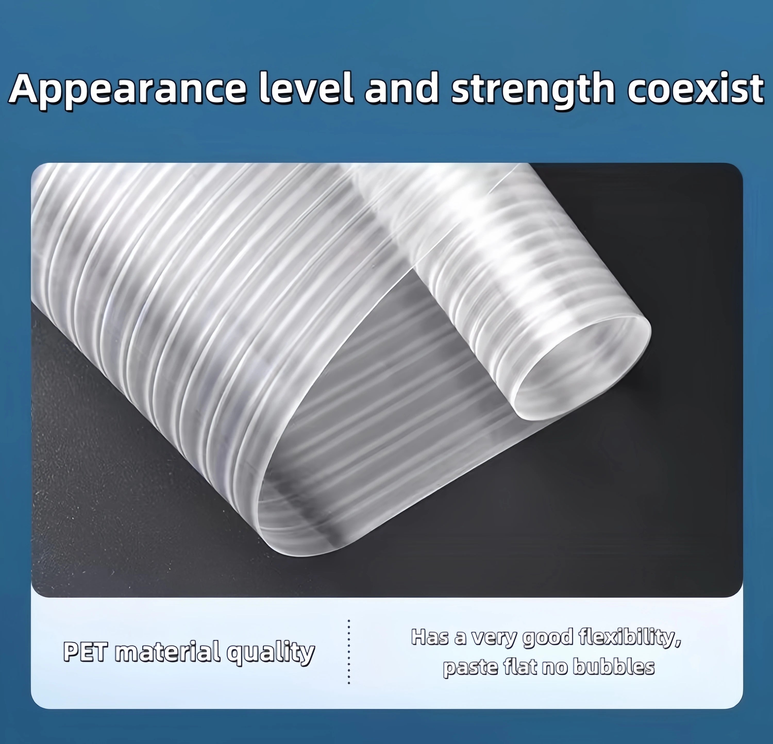 Changhong Glass Sticker Frosted Window Light-Transmitting Opaque Bathroom Kitchen Door Bathroom Anti-Light and Anti-Peeping Film Wavy Glass Film