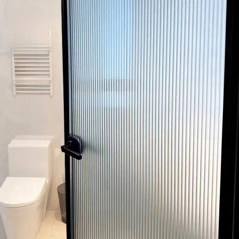 Changhong Glass Sticker Frosted Window Light-Transmitting Opaque Bathroom Kitchen Door Bathroom Anti-Light and Anti-Peeping Film Wavy Glass Film
